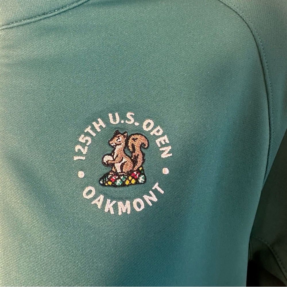 Walter Hagen Womens‎ 125th US Open Oakmont Pullover Top Green Size M (MSRP $80) - Picture 4 of 11